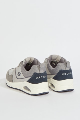 Baskets en cuir Uno - Gris clair