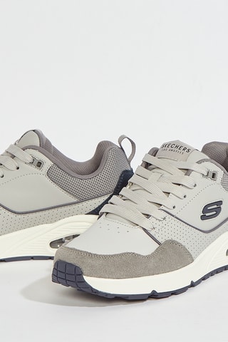 Baskets en cuir Uno - Gris clair