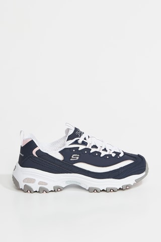 Baskets en cuir D'lites 1.0 - Bleu marine