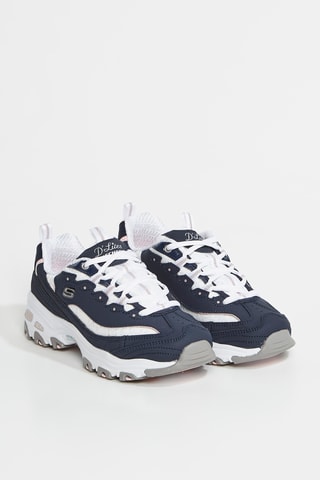 Baskets en cuir D'lites 1.0 - Bleu marine