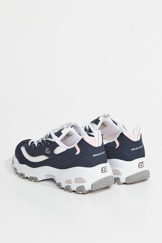 Baskets en cuir D'lites 1.0 - Bleu marine