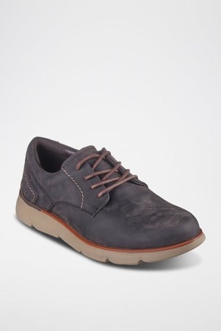 Derbys en cuir Augustino - Bleu marine