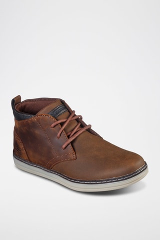 Boots en cuir Heston - Marron