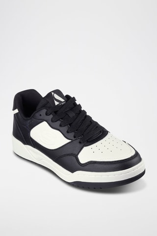 Baskets en cuir Koopa - Noir et blanc