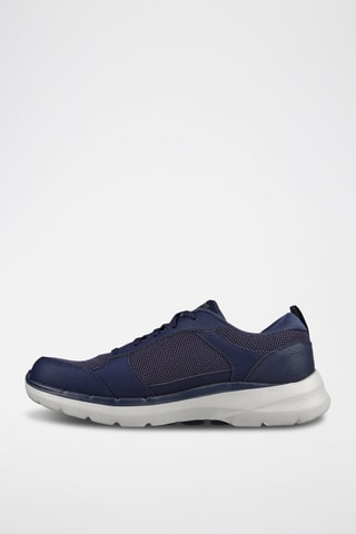 Baskets en cuir Go Walk 6 Compete - Bleu marine