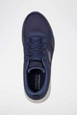 Baskets en cuir Go Walk 6 Compete - Bleu marine