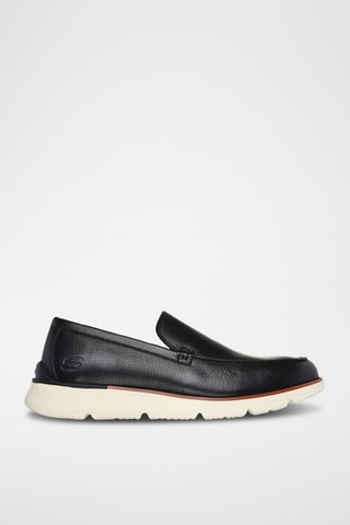 Slippers en cuir Augustino - Noir