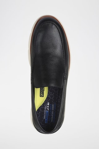 Slippers en cuir Augustino - Noir