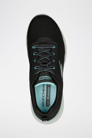 Baskets Go Walk - Noir et turquoise