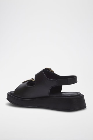 Sandales compensées - Noir