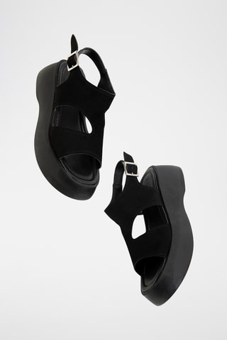 Sandales plateformes - Noir