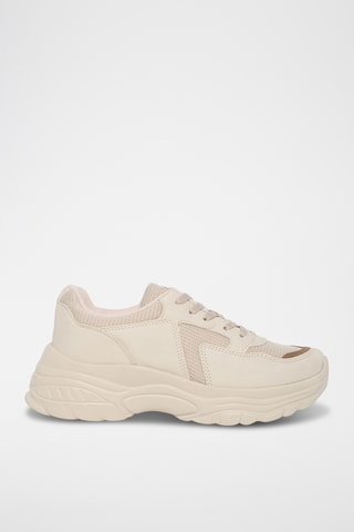 Baskets plateformes - Beige