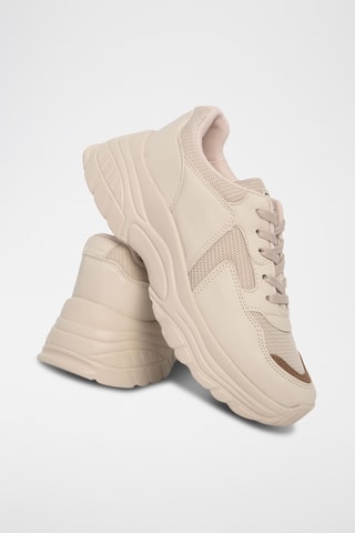 Baskets plateformes - Beige
