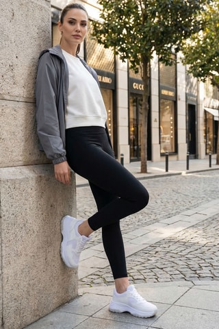 Baskets plateformes - Blanc