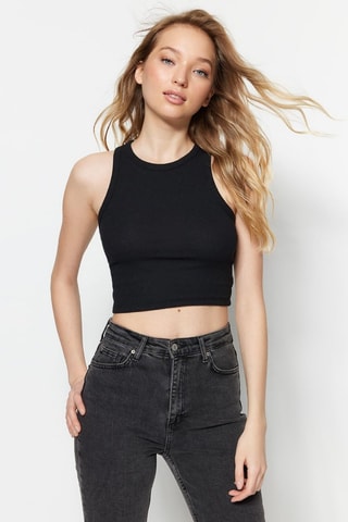 2 crop tops - Noir et blanc