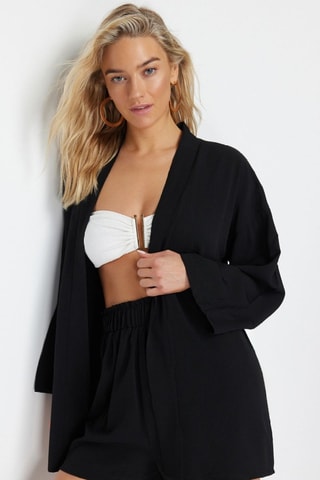 Kimono et short - Noir