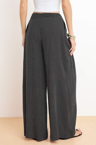Pantalon wide legs - Noir