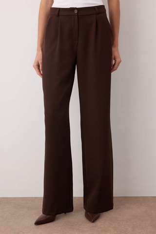 Pantalon loose - Marron foncé