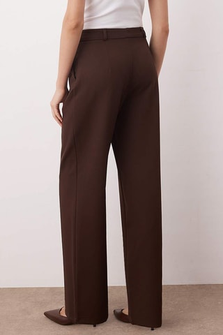 Pantalon loose - Marron foncé