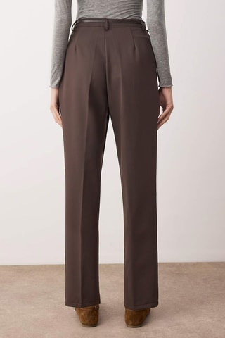 Pantalon carotte - Marron
