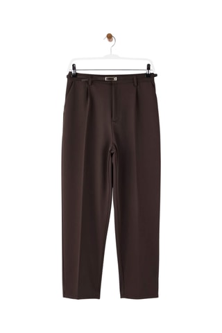 Pantalon carotte - Marron