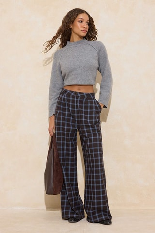 Pantalon wide legs - Marron