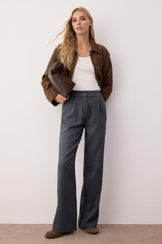 Rechte Broek - Grijs