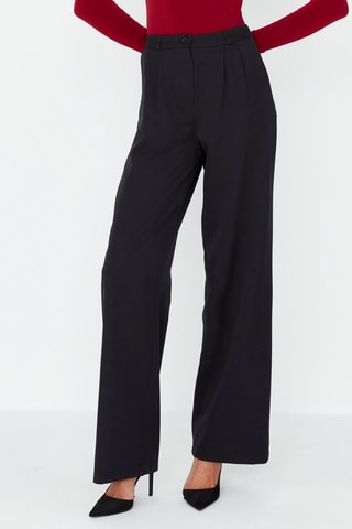 Broek Wide Legs Zwart