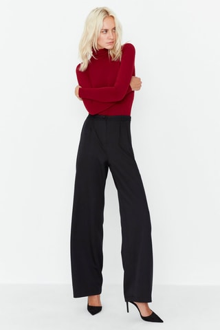 Broek Wide Legs Zwart