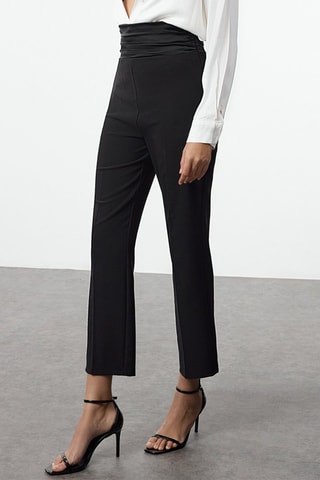 Broek Hoge Taille - Zwart