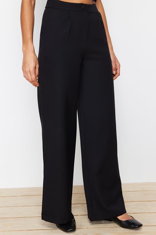 Broek Wide Legs - Zwart