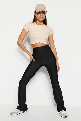 Broek Flare Cut - Zwart