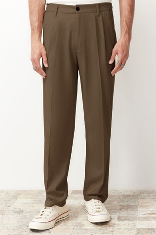 Pantalon relaxed - Beige