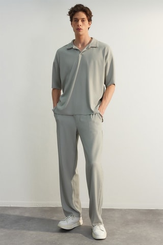 Pantalon droit - Ecru