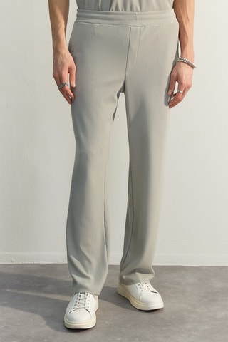 Pantalon droit - Ecru