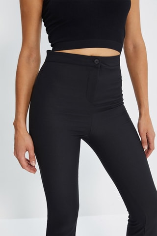 Broek Flare Cut Zwart