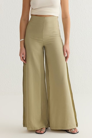 Pantalon palazzo - Beige