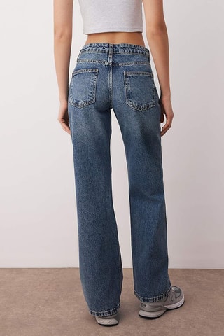 Jean wide legs - Bleu marine