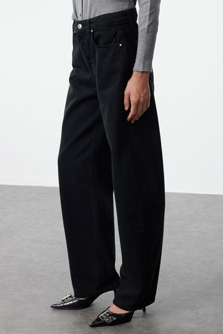 Jean taille haute - Noir