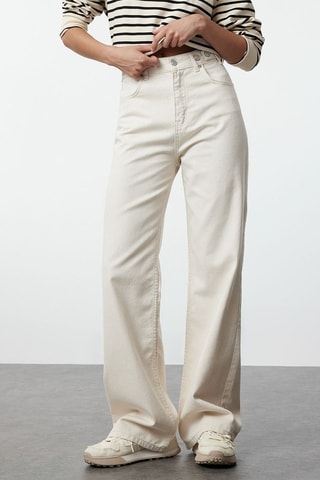 Jean wide legs - Ecru