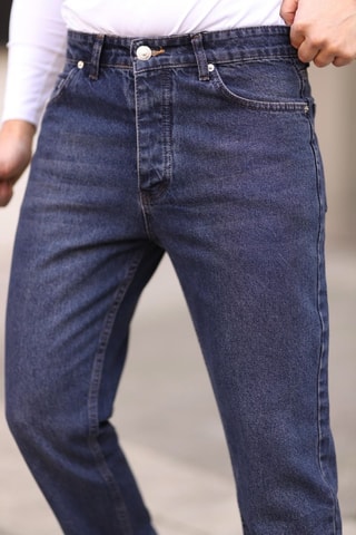 Jean boyfriend - Bleu marine