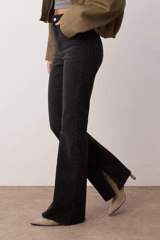 Jean flare - Noir