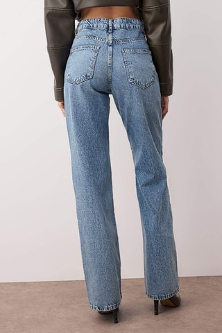 Jean wide legs - Bleu moyen