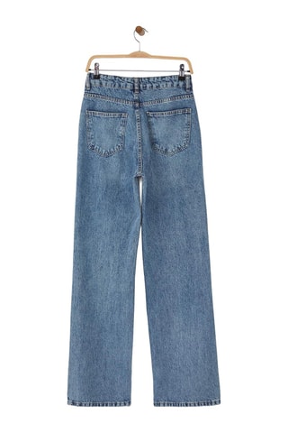 Jean wide legs - Bleu moyen