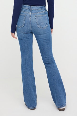 Jean flare - Bleu moyen