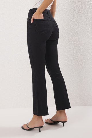 Jeans Flare Cut - Antraciet