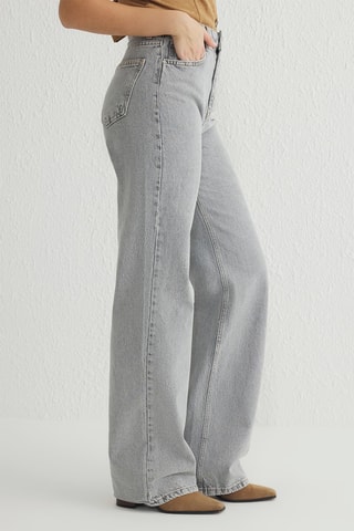 Jean wide legs - Gris