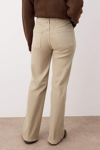 Jean wide legs - Beige