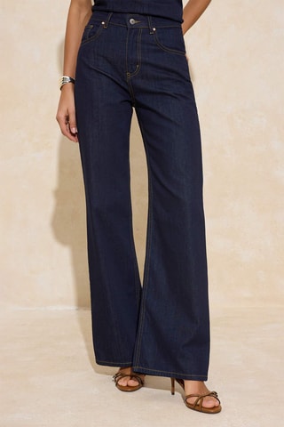 Jean wide legs - Bleu foncé