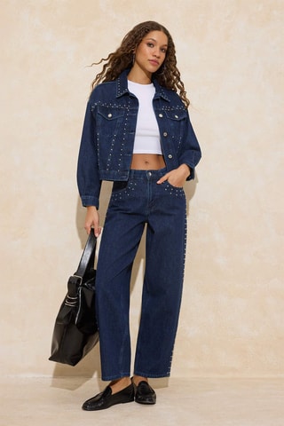 Veste en jean - Bleu foncé